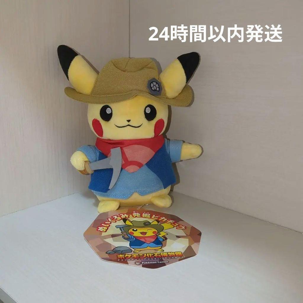 Used Beautiful Item Tagged Pokemon Fossil Museum Plush Excavation Pikachu