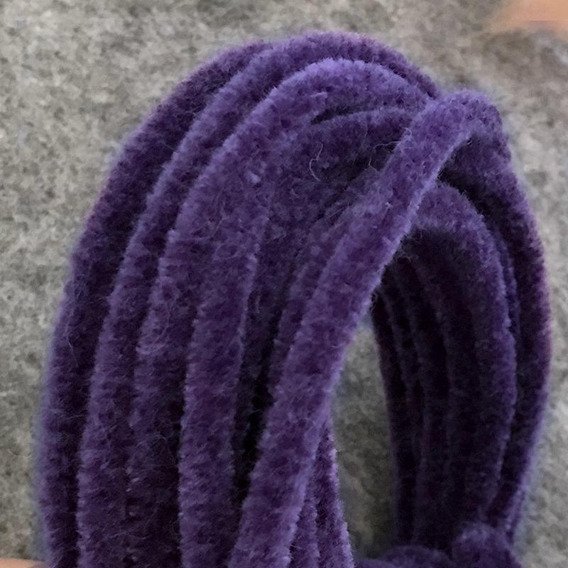 Chibi Maruko-chan Colorful 6mm Wool Chenille Stems for DIY Dragon Doll & Bouquet Crafting