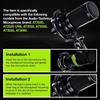 Etour AT2020 Microphone Shock Mount with Pop Filter, [Custom for Audio-Technica Microphones] Anti-Vibration Suspension Shock Mount Holder Clip