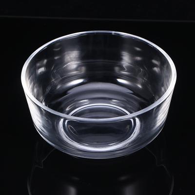 1 Stück 6 Zoll Glas Salatschüssel Klar Hitzebeständig Servierschüssel für Obst Gemüse Dessert Snacks Chips Heiße Gerichte Hochzeitsparty