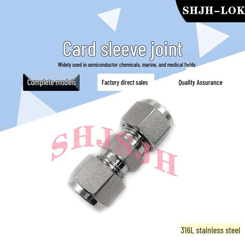 316 Stainless Steel Double Ferrule Fitting, SS-6M0-6