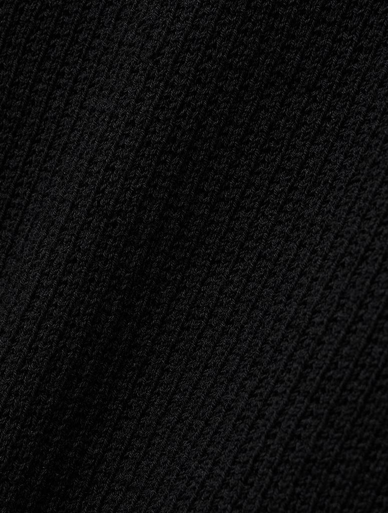 NOIRER Lux Cotton Basic Half Knit (Black)