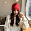 New Mountain Peak Embroidery Knitted Hat Men's and Women's Autumn and Winter Warm Wool Hat Versatile Pullover Cold Hat