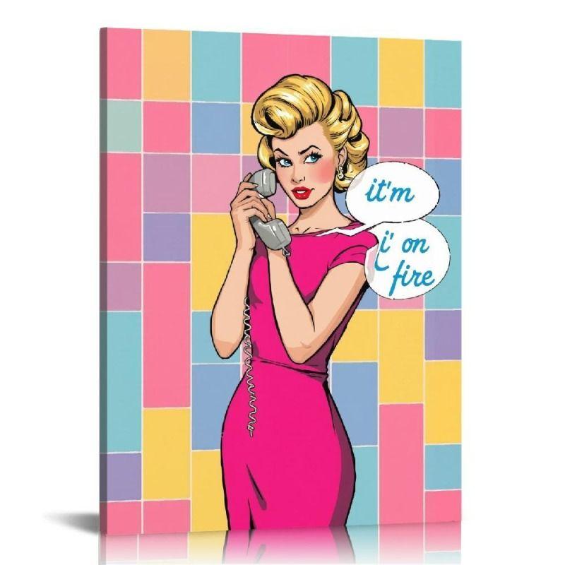 Retro Metal Tin Sign Wall Art Decor for Living Room Bedroom Office