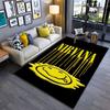 Nirvana Smiley Face Carpet Design Suitable As a Non-slip Mat for the Living Room or Bedroom Sofa
