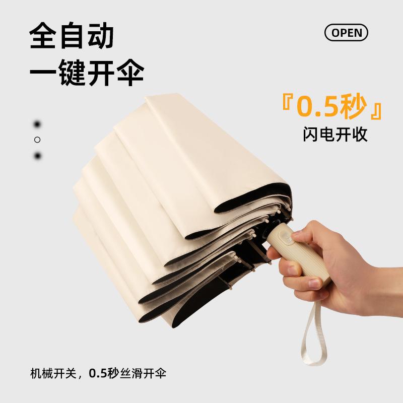 111 bone Roman column parasol double enlarged automatic folding advertising vinyl sunscreen umbrella batch parasol