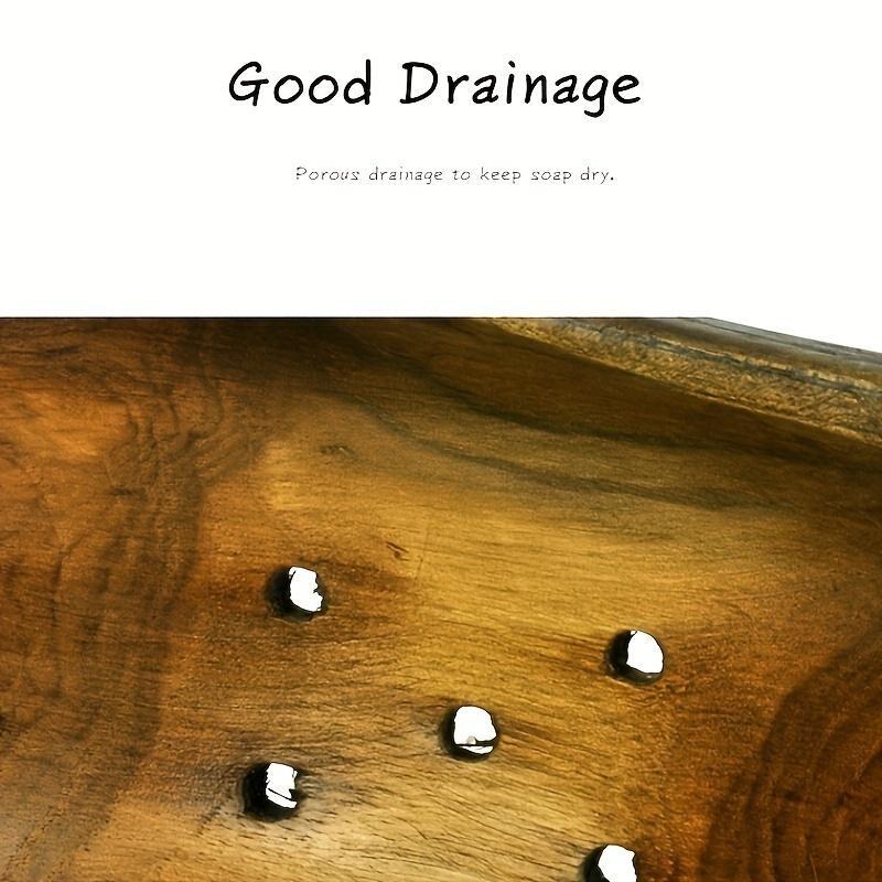 Wood Soap Holder Decorative Handmade Soap Stand for Bathroom Shower Kitchen Stylish Bathroom Decor Soap Dish