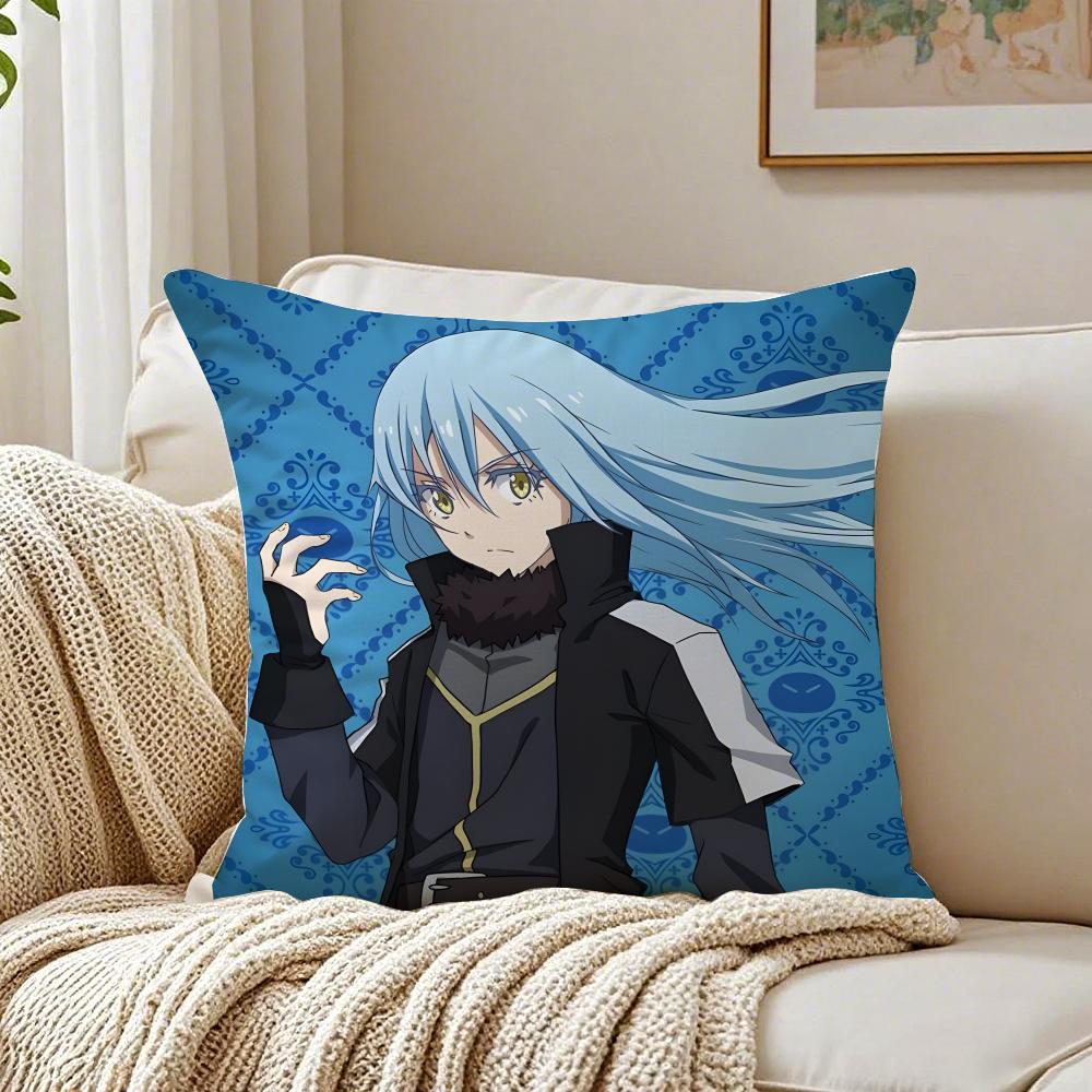 Anime That Time I Got Reincarnated as a Slime Kissenbezug Kissenhülle Milbenschutz Wohnzimmer Sofa Dekor Kissen Zimmer