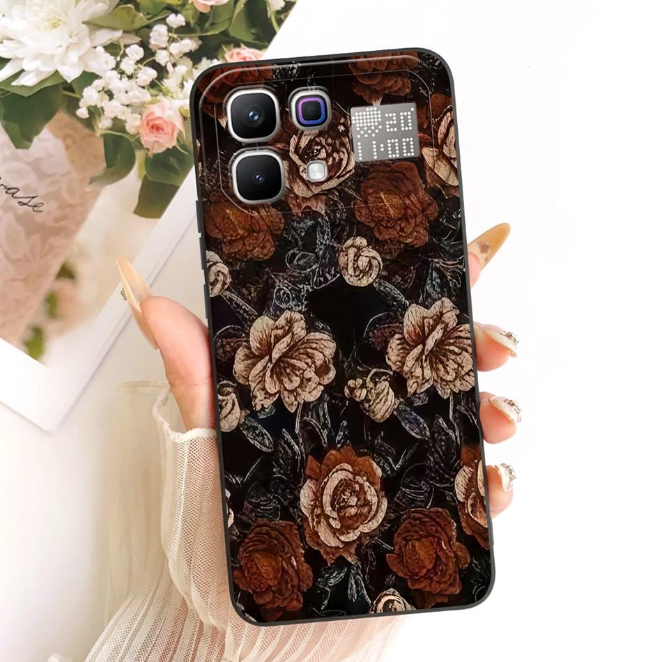 For Infinix Note 60 Pro Note60 Cute Cat Flower Cartoon Phone Case For Infinix Note 60 60Pro 5G Soft Silicone Covers Bumpers