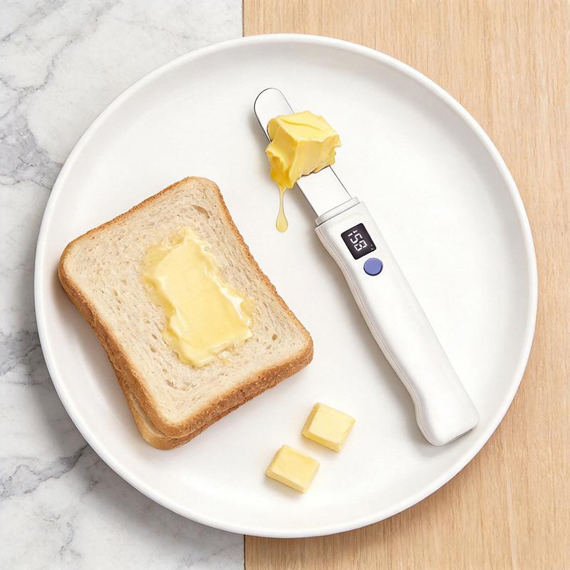 

304 Stainless Steel Heating Butter Knife Melting Butter Spreader For Toast Bread Cream Cheese Western Kitchen Gadgets белый