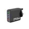 240W Multi-Port Fast Charger with Universal Compatibility (EU/US/UK)