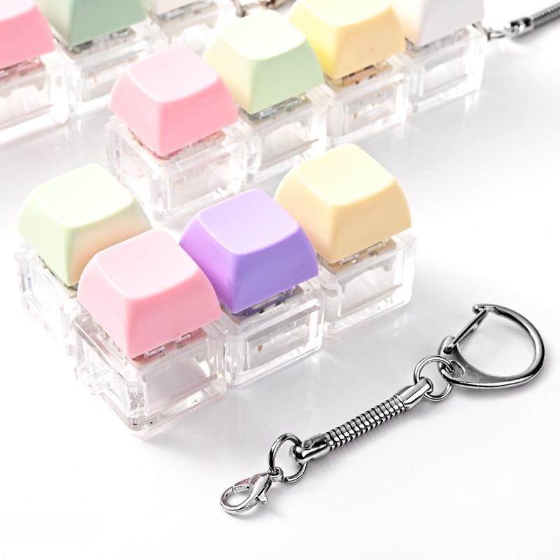 Cross-Border Creative Button Splicing Stress Relief Keychain Pendant Toy