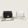 2024 New Fashionable Small-style Quilted Chain Bag with Small Gold Ball, Women's High-end Versatile Crossbody Shoulder Bag