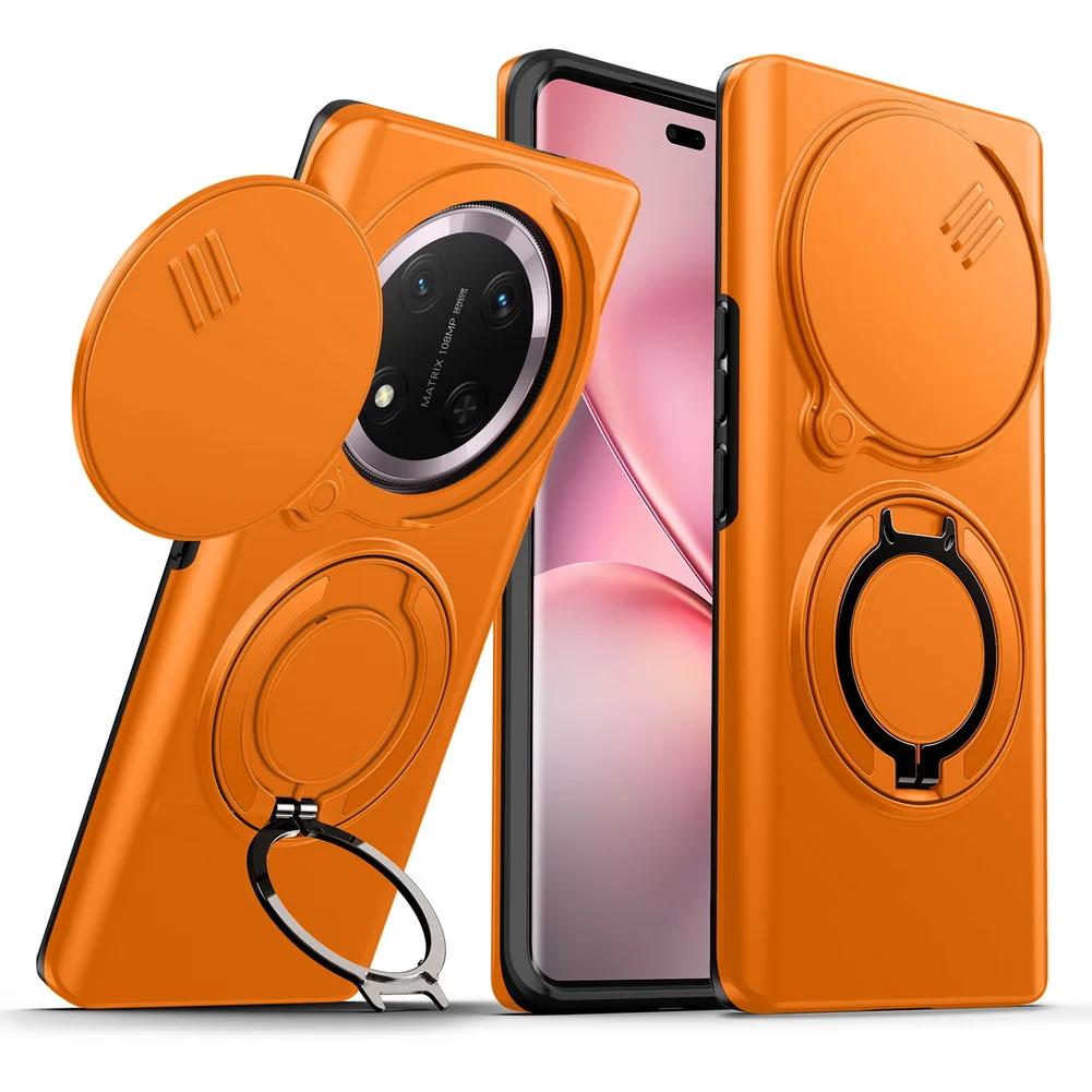 Adjustable Magnetic Stand Holder Case for Honor Magic 8 Lite 7 6 Lite Honor X9D X9C X9B X9A Dual Layer Full Protective Cover