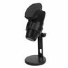 Gaming Microphone Quick Mute Function Pop Filter Colorful Light USB Condenser Mic Black