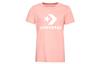 T Shirts Women's Pink Crew Neck Moderate Straight Fit 10009152-A11