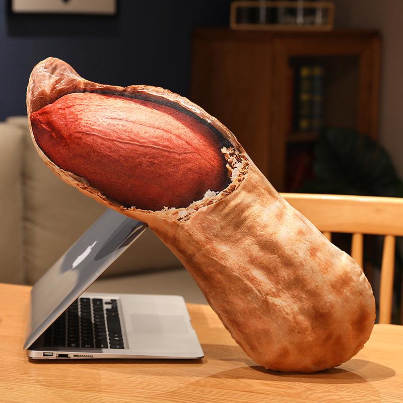 Zoals Echt Noten Pluche Kussen Gevuld Macadamia Cashewnoot Hickory Kastanje Amandel Pistache Pinda Snack Sofa Stoel Decoratie Cadeau
