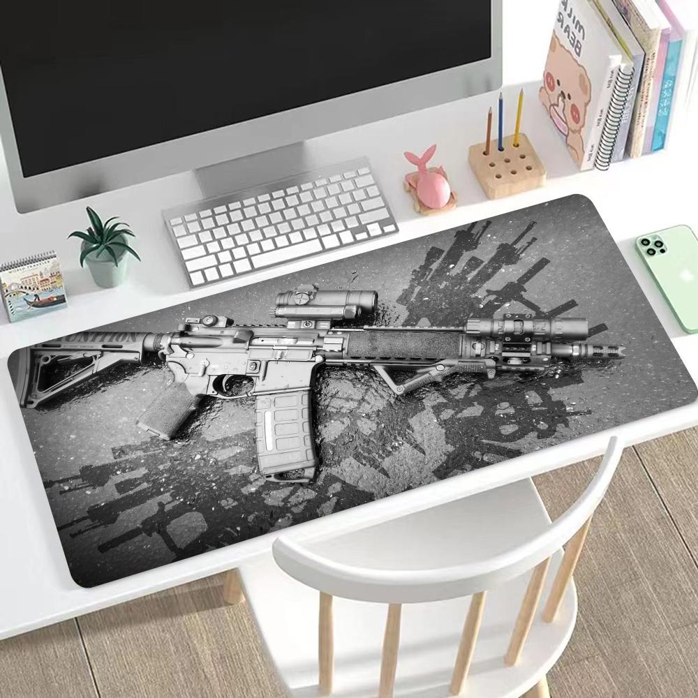 Tactical rifle Mouse Pad Cute HD Mousepad Pad Extended Gaming Keyboard LargeMousepad xcm XXL Gamer Mousepad