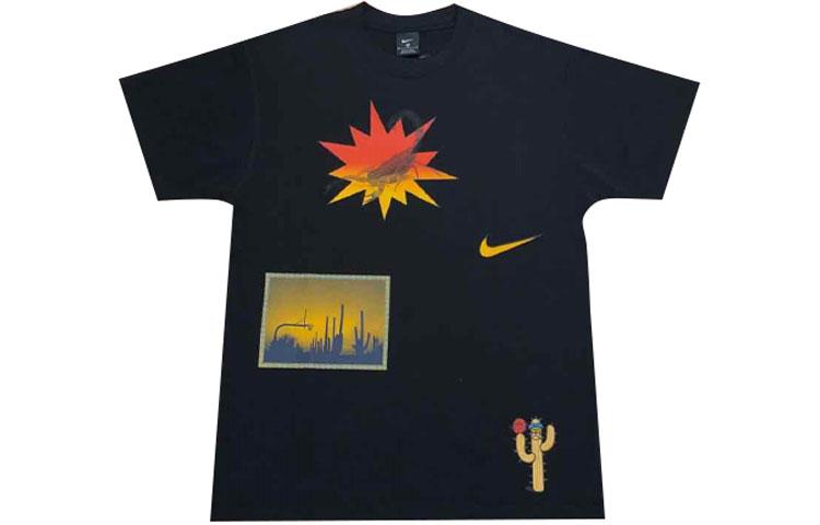 

Nike T Shirts Men s Crew Neck Moderate Straight Fit CD1309-010 L