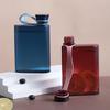 Plastic Material A5 Paper Water Bottles Flat Cup 500ML 2 Colors to Choose Kettle