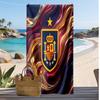 Spanien Fußball Druck Strandtuch Schnelltrocknend Super Saugfähig Weiches Badetuch für Schwimmen Strand Reisen Fan Souvenir Geschenk