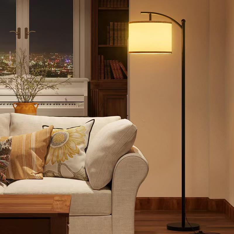 Vintage LED Floor Lamp for Living Room, Bedroom, or Study