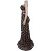 C7501 Leopard Print Off-Shoulder Backless Dress - Women's Sexy European & American Fashion