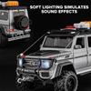 1/24 Scale Mini Auto Simulation BENZ Adenture G550 SUV 4x4 Diecast Toy Vehicles with Sound and Light, Gift for Boys