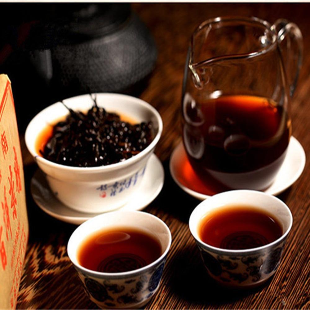 Puerh Tea 100g Brick 2008 Ripe Pu'er Ancient Tree Honey Sweet Dull Red