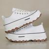 Canvas Shoes Women Sneakers Platform Shoes 2025 New Running Designer Shoes White Outdoor Casual Walking Flats Zapatos De Mujer