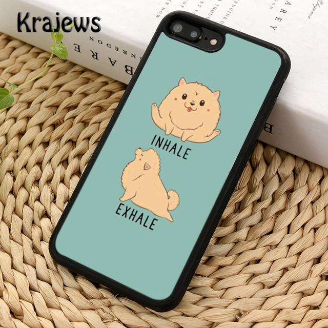 Inhale Exhale French Bulldog Bull Jack Russell Terrier Yoga For iPhone 17 Air 16 Phone Case Cover 15 14 plus 12 13 pro max