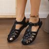 New Women Leather Sandals Summer Woman Roman Shoes Casual Comfort Soft Beach Shoes Female Flat Sandals Zapatos De Mujer