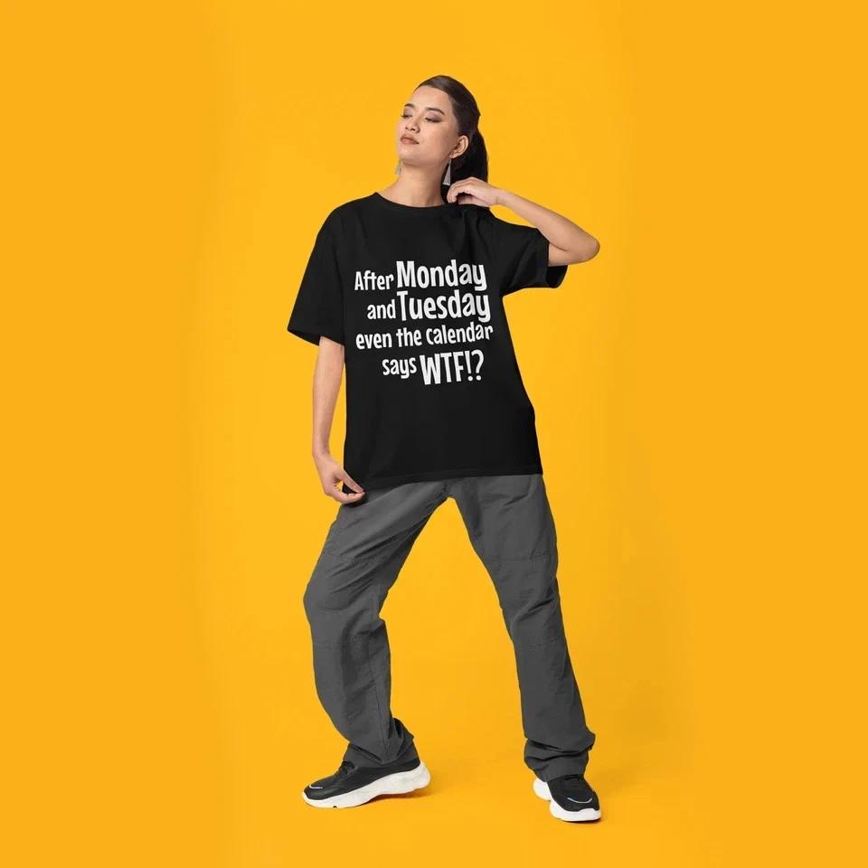 Classic Fit Humorous Tee for Men & Women | Funny Text Graphic Print Casual Tee S