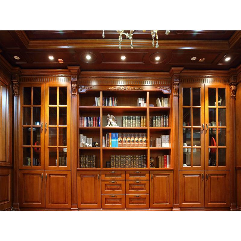 High-Definition Douyin-Moderator-Hintergrund: Bücherregal Bürodeko