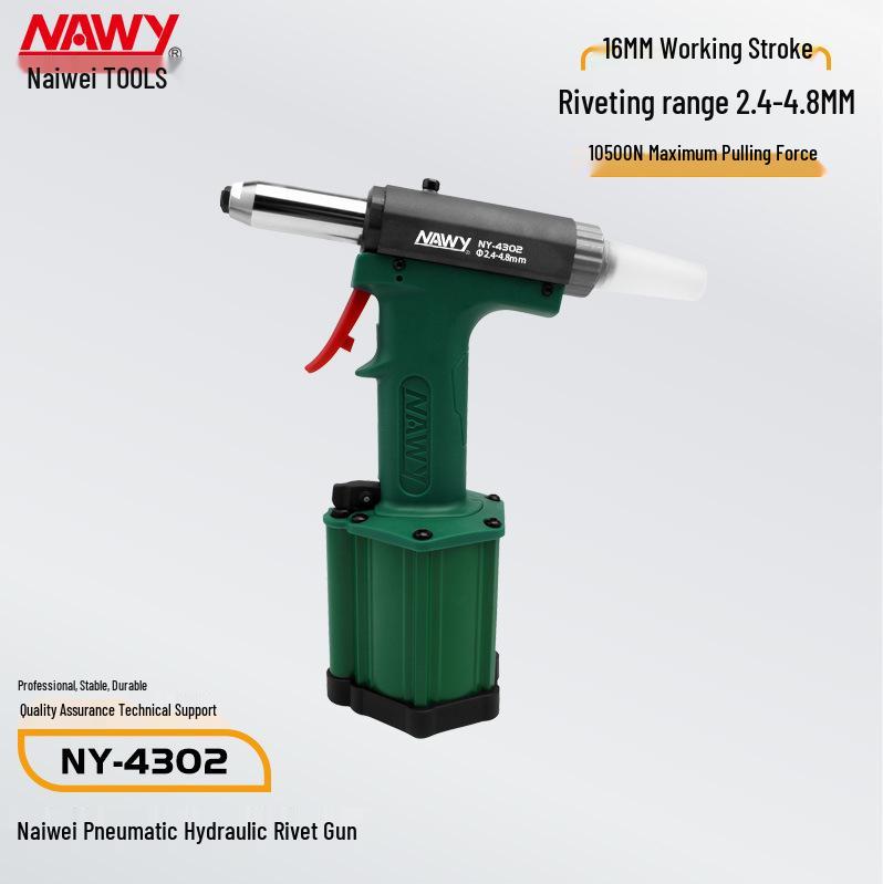 Taiwan Industrial-Grade Automatic Pneumatic Rivet Gun for Aluminum & Stainless Steel Rivets