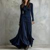Conjunto de Vestido Maxi Casual de Dos Piezas para Mujer para Vacaciones de Verano