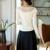 YYFS Women's Fashion Casual Spring Autumn Flower Pattern Print Long Sleeve O-Neck Blouses & Shirts
