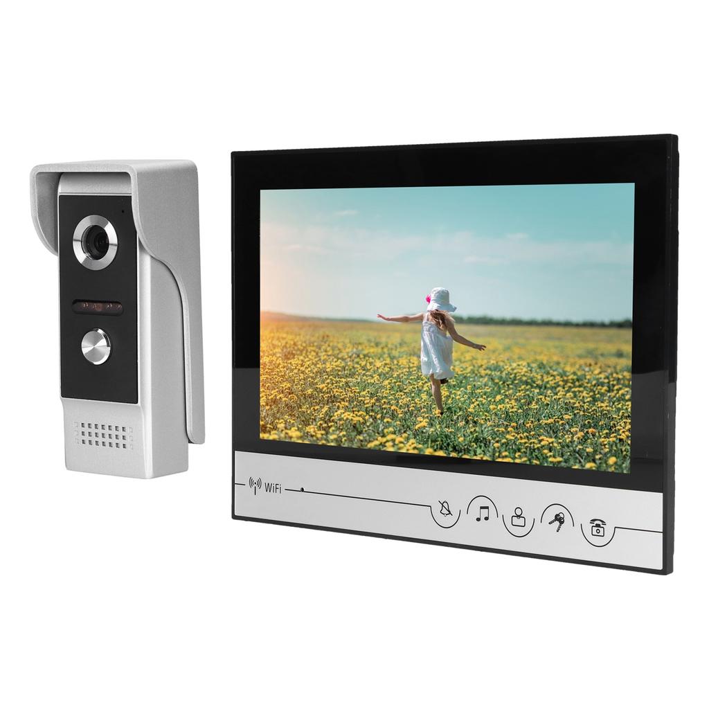 100?240V Video Doorbell Set High Definition Intelligent WIFI Intercom Door Bell System for