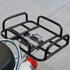 Iron Food Delivery Box Rack Black Bracket Base Cargo Rack Rear  For Motorcycle Electric Bicycle
