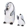 Penguin Figurine Resin Lightweight Cute Portable Penguin Statue Ornament for Home and Gardening