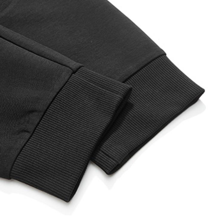 Fila Classic Solid Color Knitted Sports Pants Women Bottoms Black F11W018619F-BK