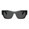 Versace Logo Design Square Sunglasses Unisex Sunglasses Black 0VE4479U-GB1/87