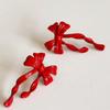 Delicate Bowknot Earpieces Elegant Ballet Style Bowknot Earrings Fashionable Ear Piercing Ear Studs Jewelry