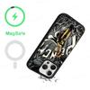 One P-Punch Man Saitama Phone Case Magnetic Case For IPhone 16 14 13 12 11 15 Pro Max Plus For Magsafe Wireless Charge Cover