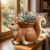 Handmade Squirrel Succulent Flowerpot Resin Succulents Plant Pots  Living Room Decoration