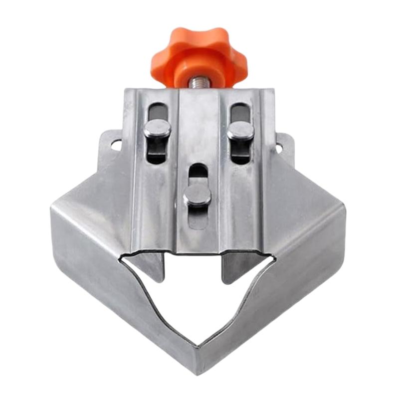 Winkelklemme 90 Grad Rechteckklemme Einhand-Winkelklemme mit verstellbarem Schwenkbacken Aluminium Schweißklemme