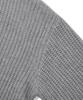 Trillion Washable High-Neck Button-Up Collar Cardigan Knit (Melange Gray)
