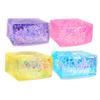 Squish Stress Toys, Glitter Slow Rising Fidget Sensory Toys, Large TPR Squeeze Toys for Adults ADHD Focus Anxiety Relief
