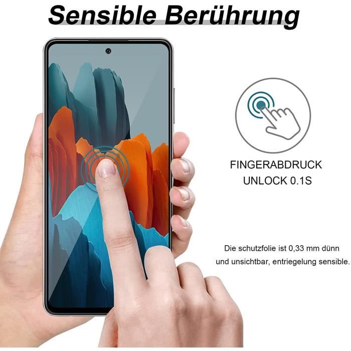 Protective Film - Samsung - Galaxy A72 - Tempered Glass - 9H Hardness - Scratch-Resistant - 2 Pieces