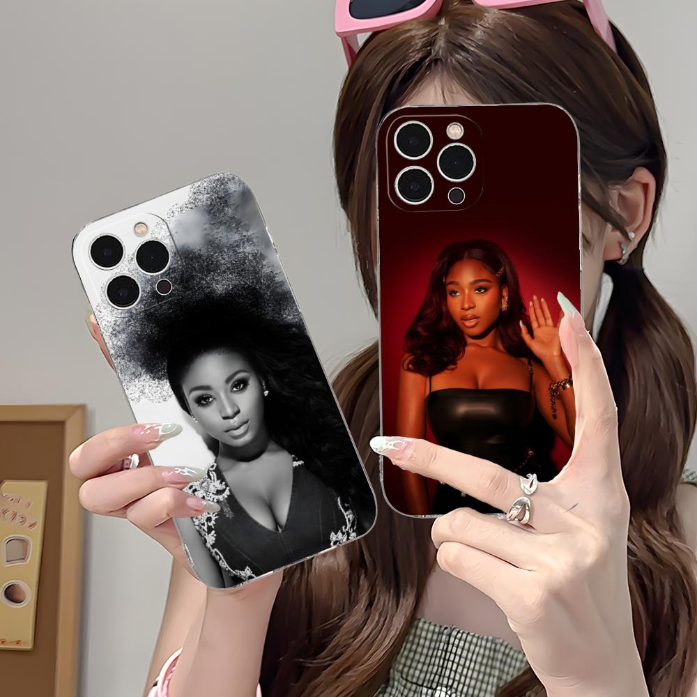 Normani Kordei Clear TPU Mobile Case for iPhone 17 16 15 14 13 12 11 X XR XS Air Pro Max Plus Mini Colorful Cover